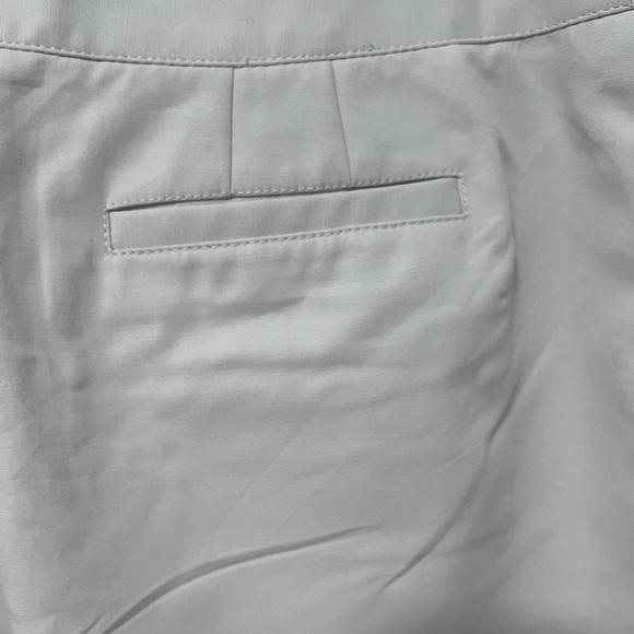 Chico's Cream straight wide leg trousers 10/M - Picture 5 of 10